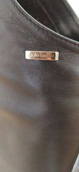 Kozaki buty zimowe do kolan skórzane