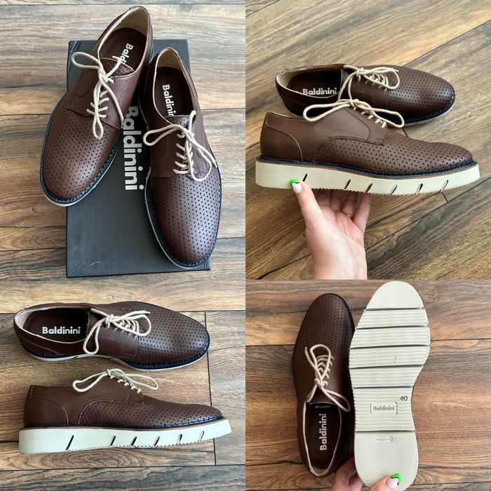 Кожаные туфли слипоны baldinini, Италия 41,42,43,46р. оригинал