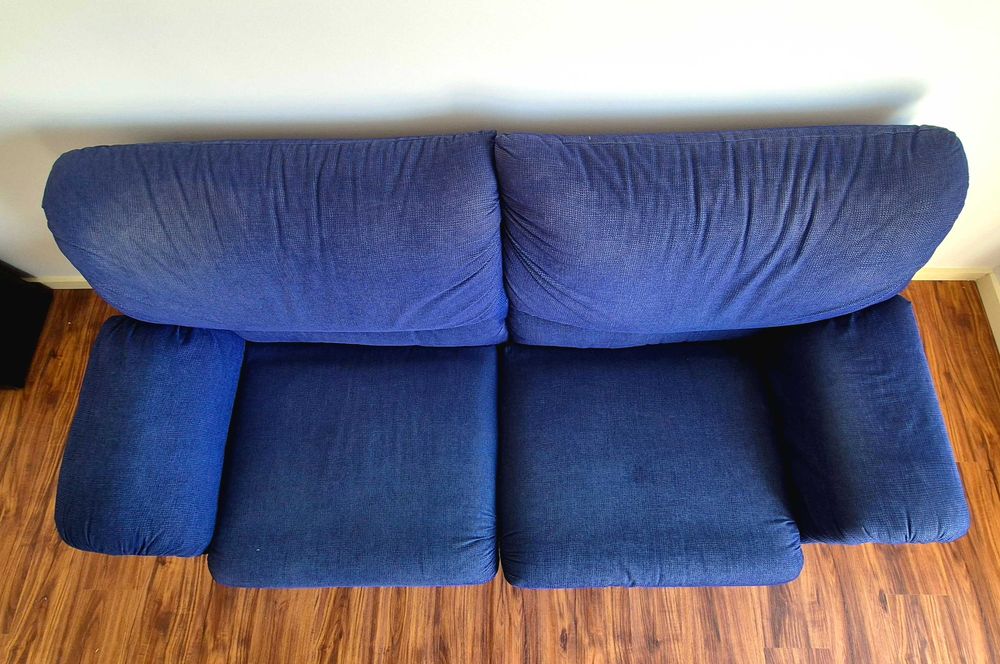 Sofa de 2 lugares Azul Escuro