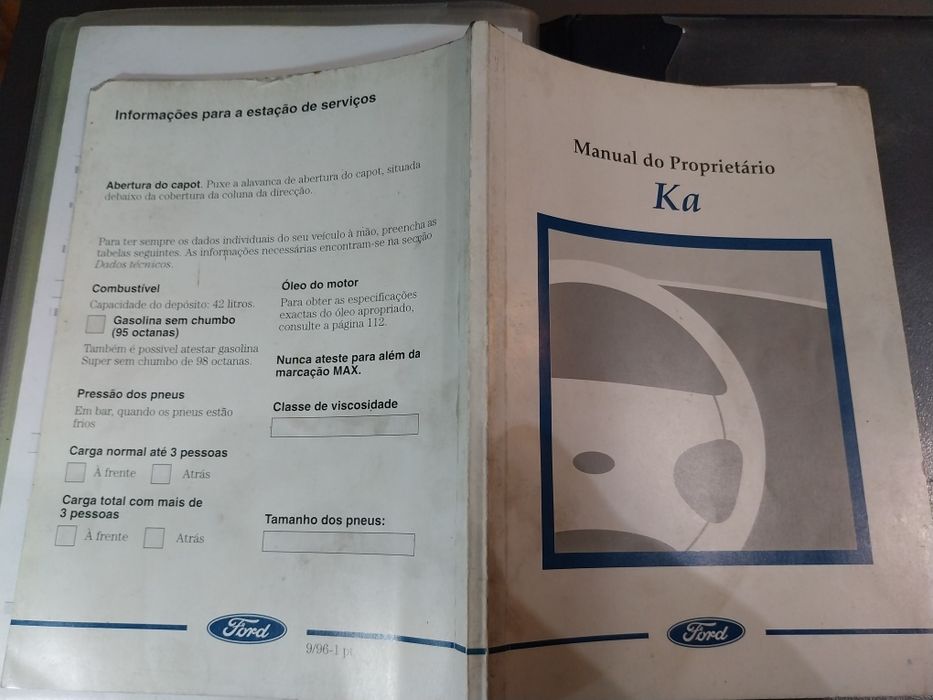 Ford Ka Manual + Manual Rádio + Pasta