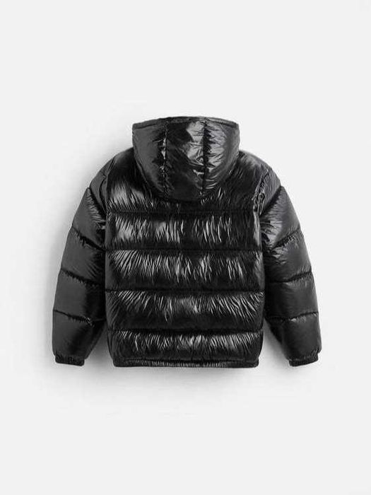 Casaco de inverno acolchoado preto – homem