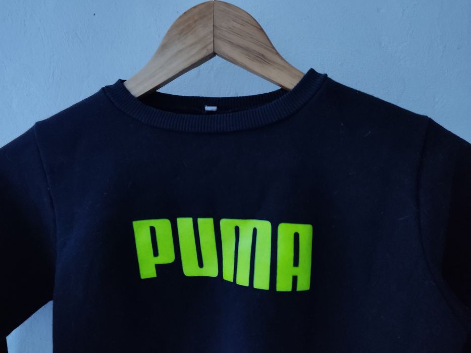 Синяя толстовка на ребенка лет 7 пума, puma