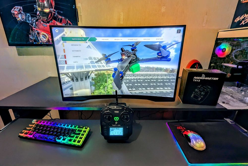 Радіо апаратура RadioMaster TX12 ELRS M2 з аккумулятором