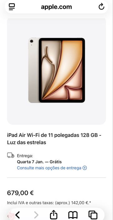 Ipad Air M3 Luz das Estrelas