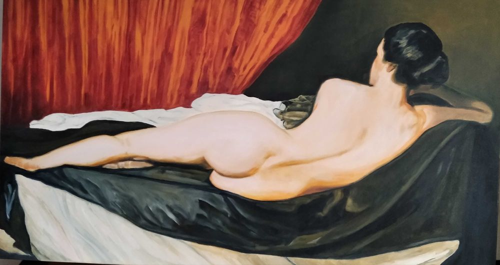 Pintura a óleo sobre tela