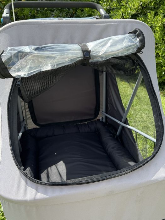 Atrelado P/ Bicicleta - Tam. L cinza/preto Trixie Ref: TX12798