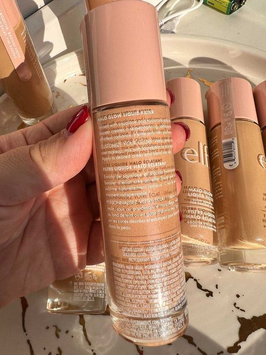 Elf halo glow liquid filter рідкий тональний фільтр з підсвічуванням.