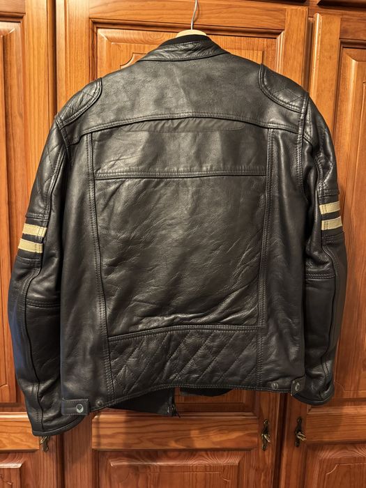 Casaco pele motard TRY - Casa das Peles (S)