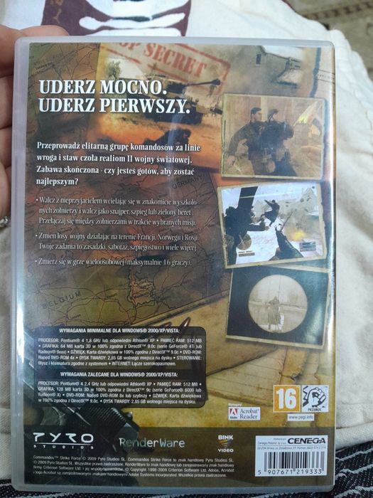 Sprzedam grę PC dcd Rom Commandos strike force
