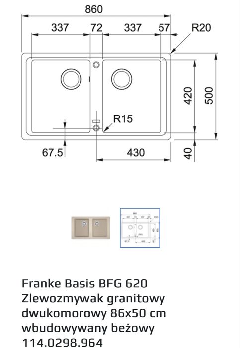 Zlewozmywak „ FRANKE”