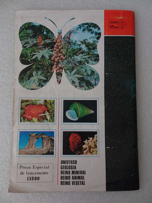 Caderneta de cromos Colecção da Natureza (faltam 49 cromos)