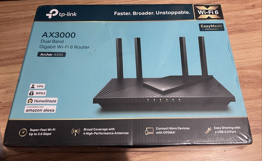 Tp-Link Archer AX55 WiFi 6 AX3000