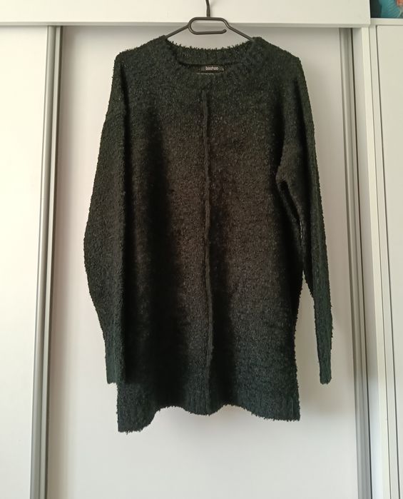 Czarny sweter damski Boohoo rozm.46