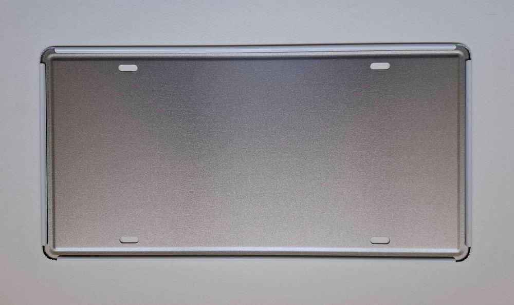 Placa Metálica tipo Matricula FERRARI