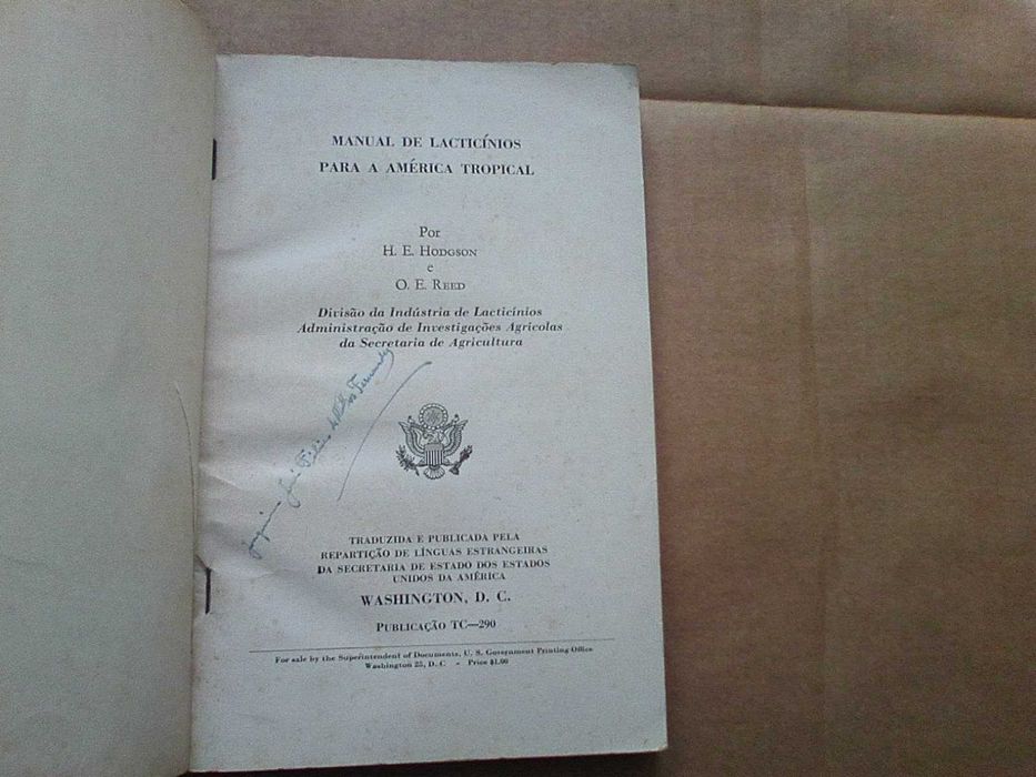 Manual de lacticínios para a América tropical