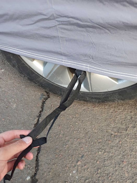 Авто чехол, тент, утолщенный материал EVA+, серый, +замок