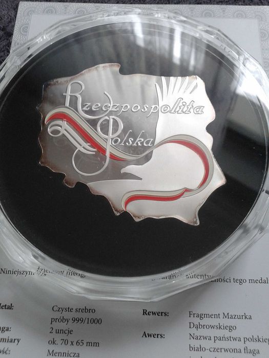 medal mapa Polski