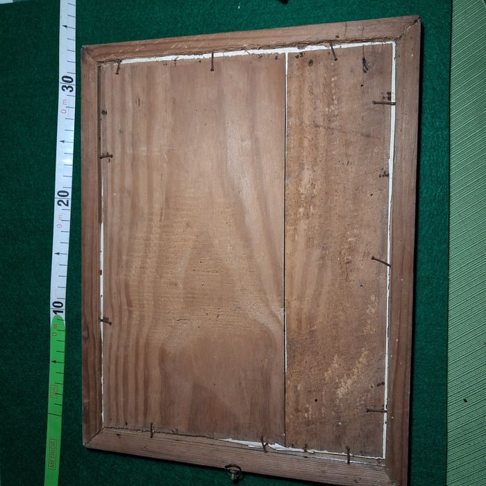 Quadro com gravura muito antigo.