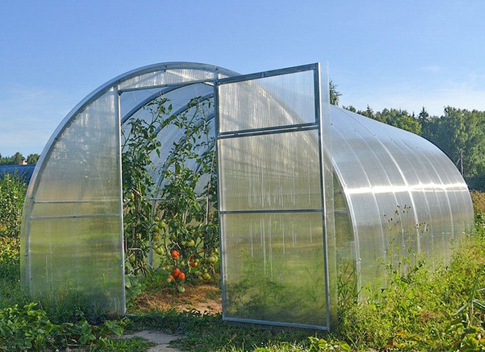 Szklarnia Mocna pr.40x20 3x4m z poliwęglanu 6mm