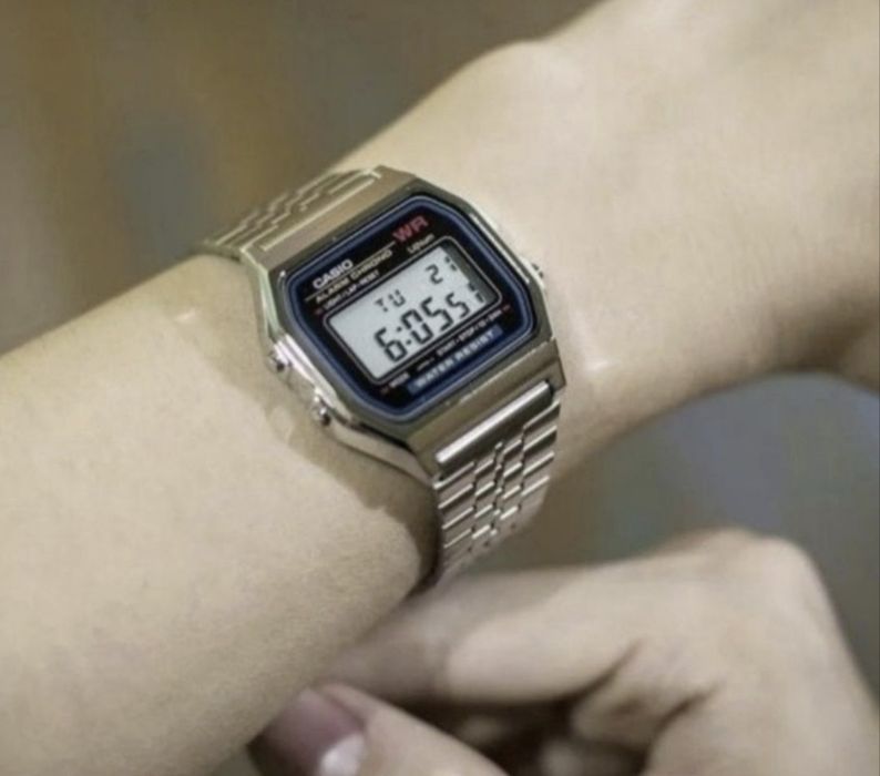 Relógio Casio Prateado A159W - Novo sem uso