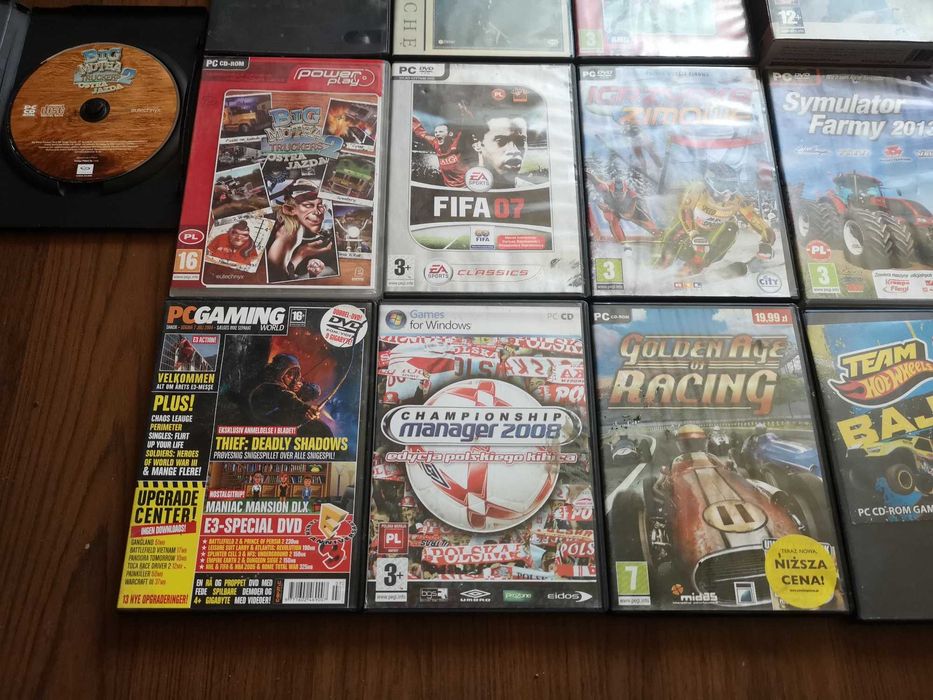 Gry PC Fifa 07, PES2010, Symulator Farmy itp. 16sztuk