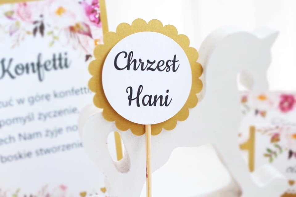 Pikery piki topper do babeczek muffinek dekoracje urodzinowe