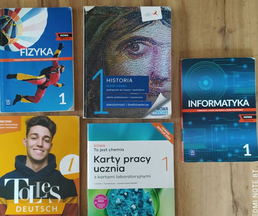 Podręczniki szkolne do klasy I liceum i technikum