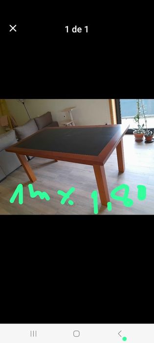 Mesa madeira robusta 1,80x1,00