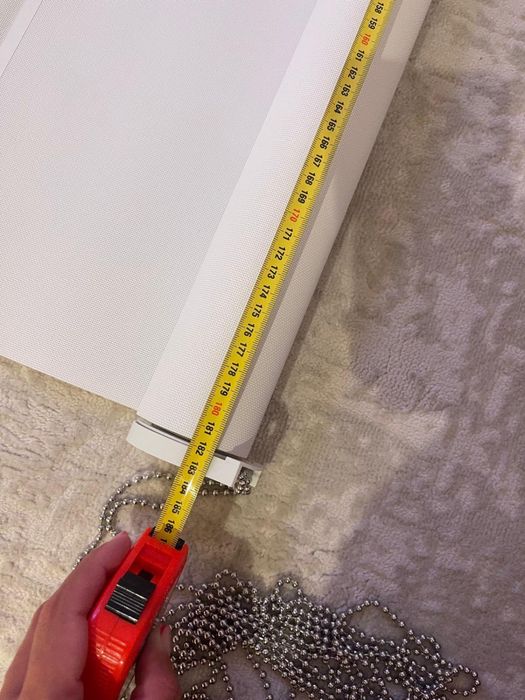 4 Estores de rolo blackout branco