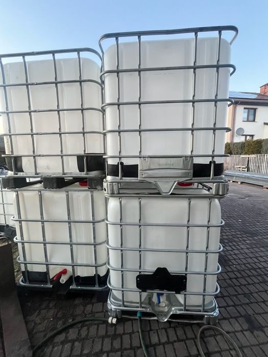 Zbiornik Mauzer Baniak Beczka Pojemnik na deszczówkę Mauser 1000l