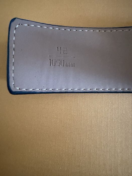 Pasek Louis Vuitton Black Monogram z czarną klamrą