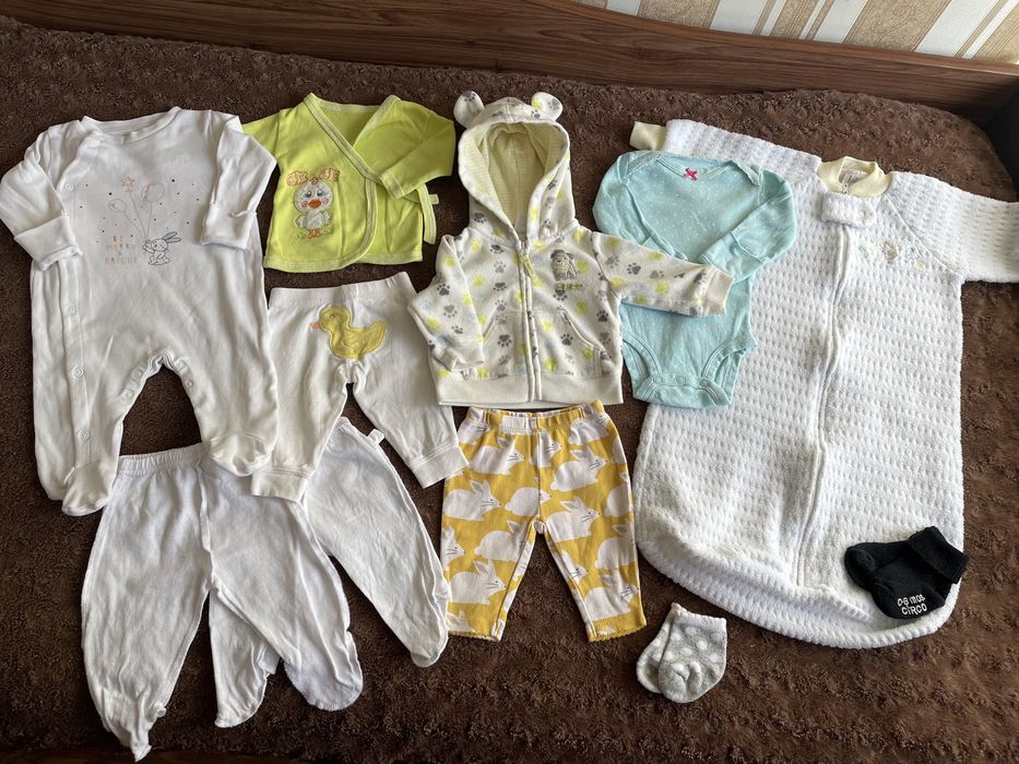 Набор для новорожденного малыша кокон, человечек, боди