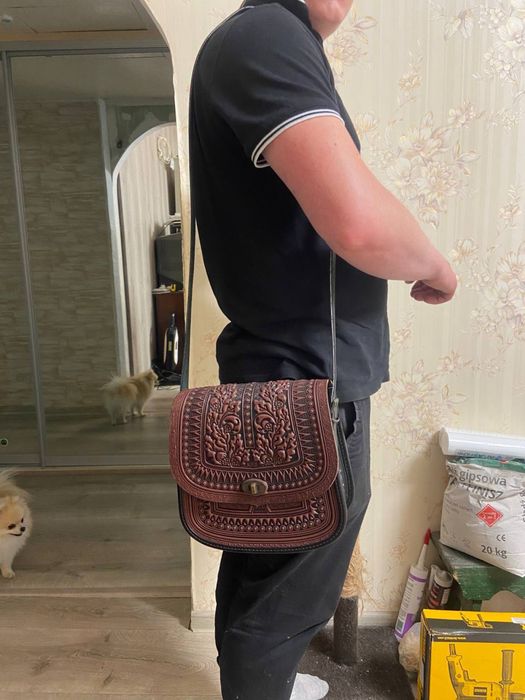 Мужская кожаная сумка