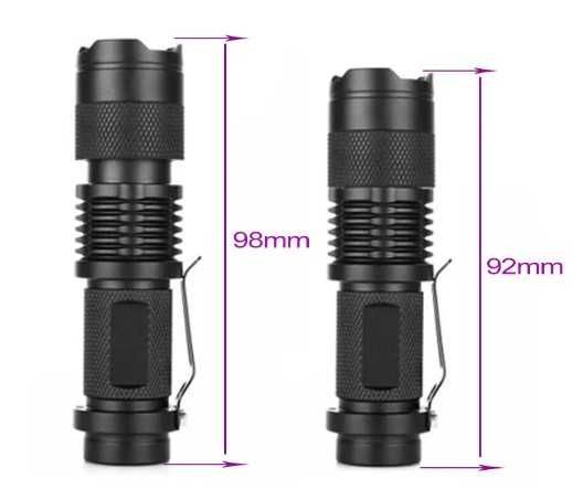 Lanterna Led (UV/ luz negra, longo alcance, usb/ pilhas, trabalho)