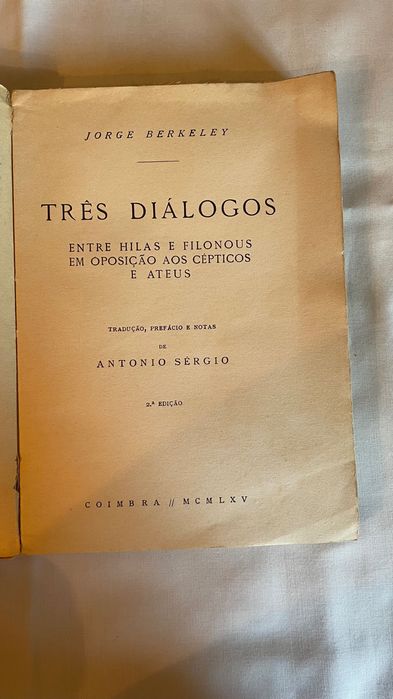 Livro Três Diálogos