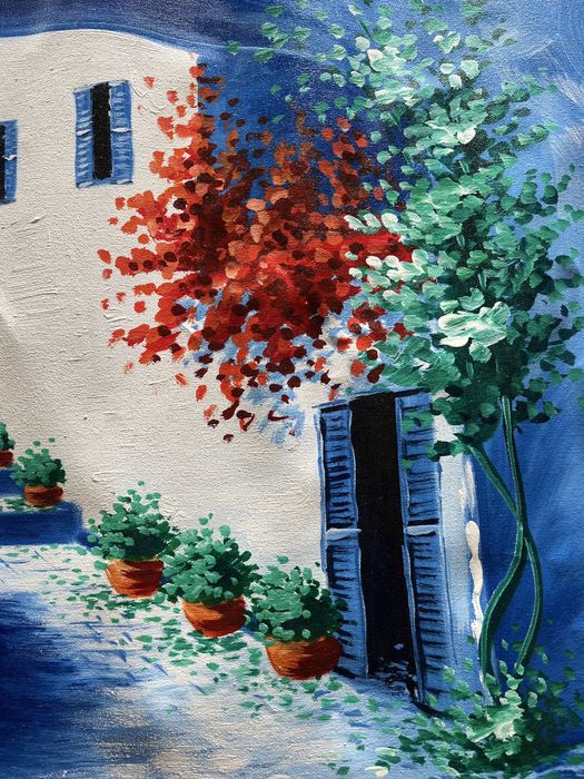 Tela pintada à mão