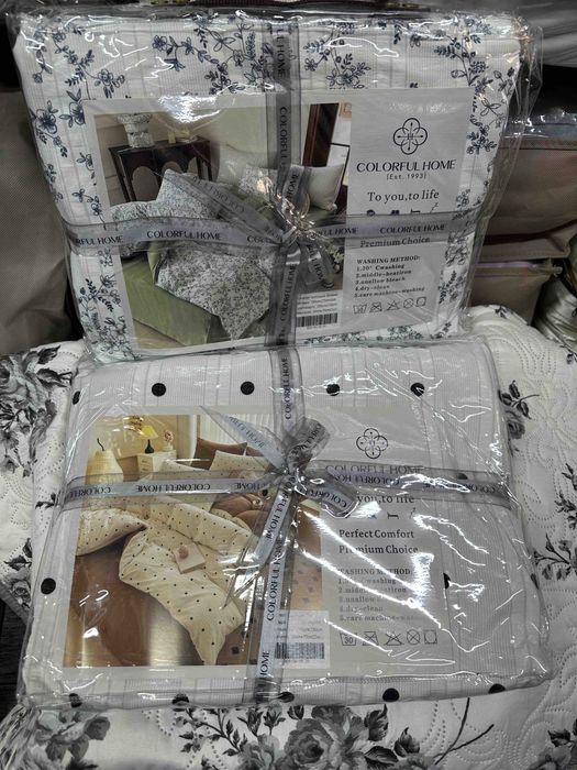 Різнокольорові муслінові комплекти постільної білизни Жатка-Муслін!