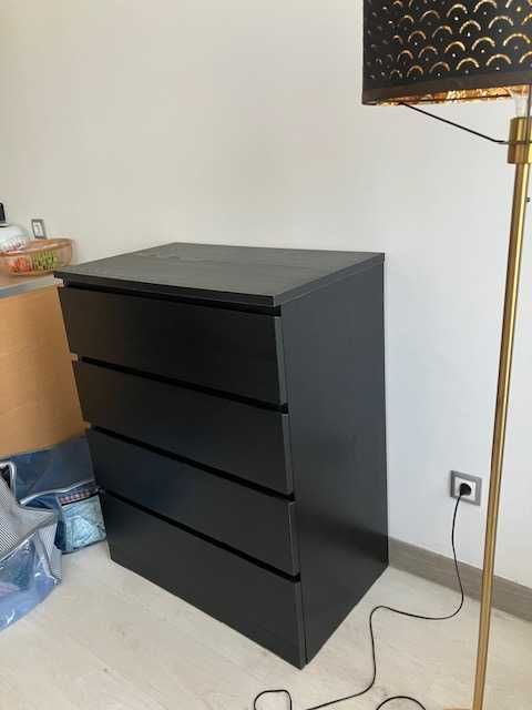Cómoda c/4 gavetas, pret-cast, 80x100 cm