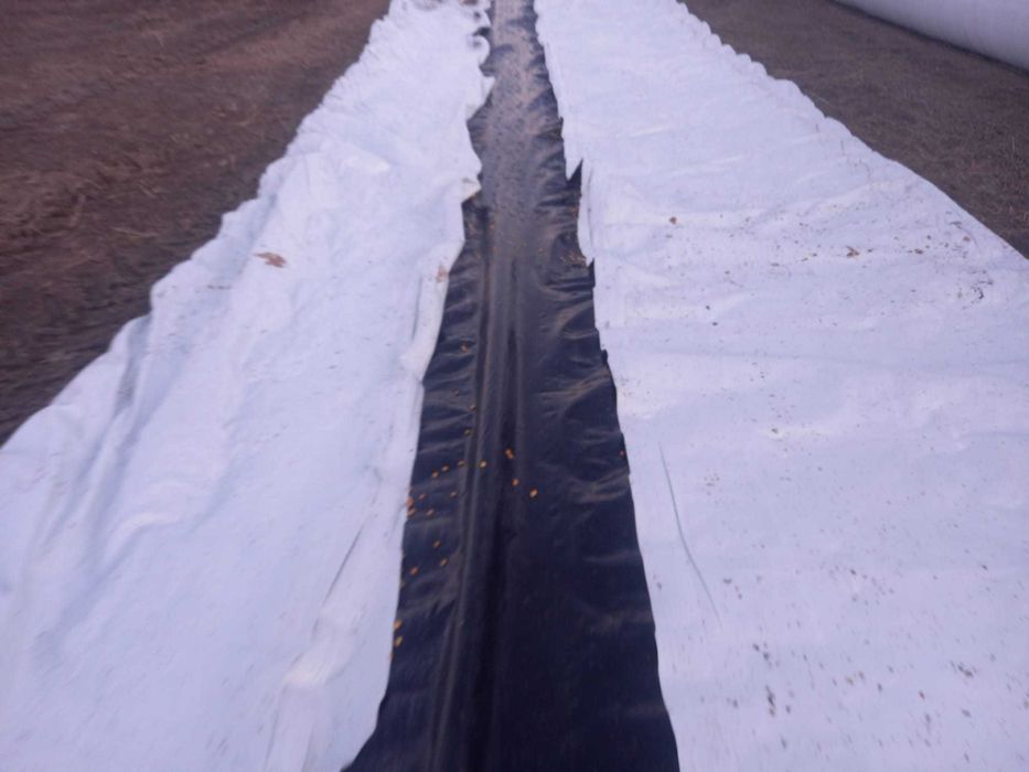 folia z rękawa, folia budowlana, folia do przykrycia plandeka, wymiar ok 120m x 8m, zwinięta