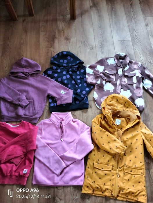 73 sztuki mega paka dla dziewczynki od 128 do 140