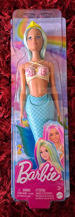 Barbie Cauda Sereia Azul (Novo)