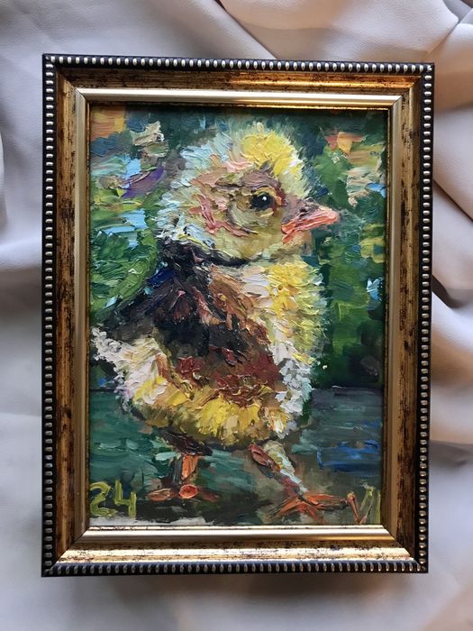 Картина Масло 13х18 см Натюрморт Живопись