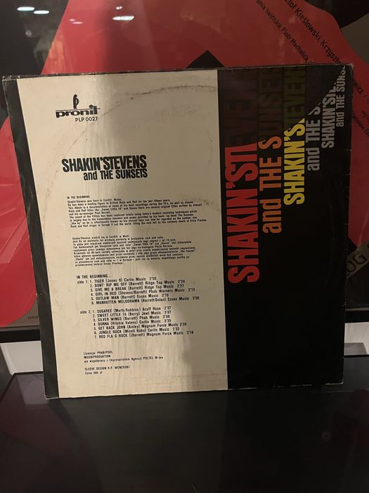 Shakin Stevens and the sunsets winyl