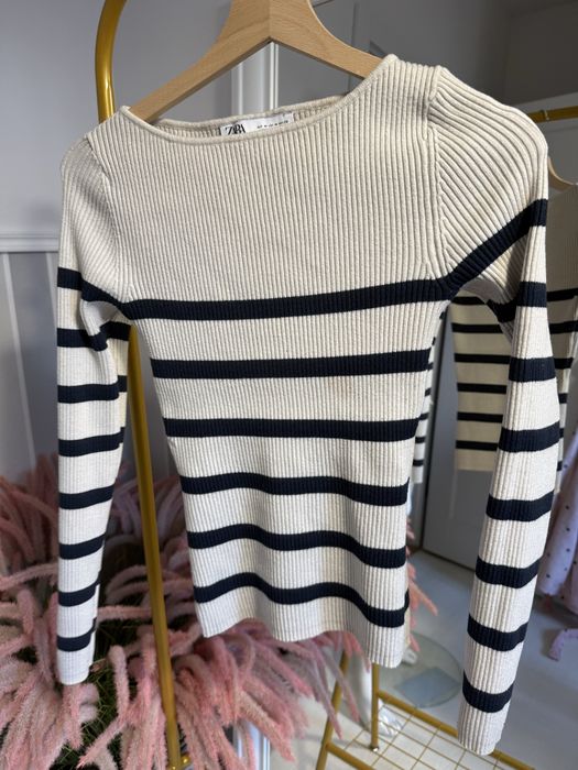 Zara prazkowany sweterek sweter w paski rozmiar M