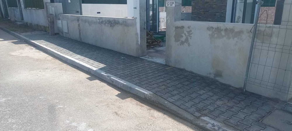 trabalho de Calçada e paver