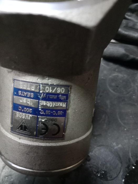 Zawór zwrotny pn40 dn 40 1 1/2 inox