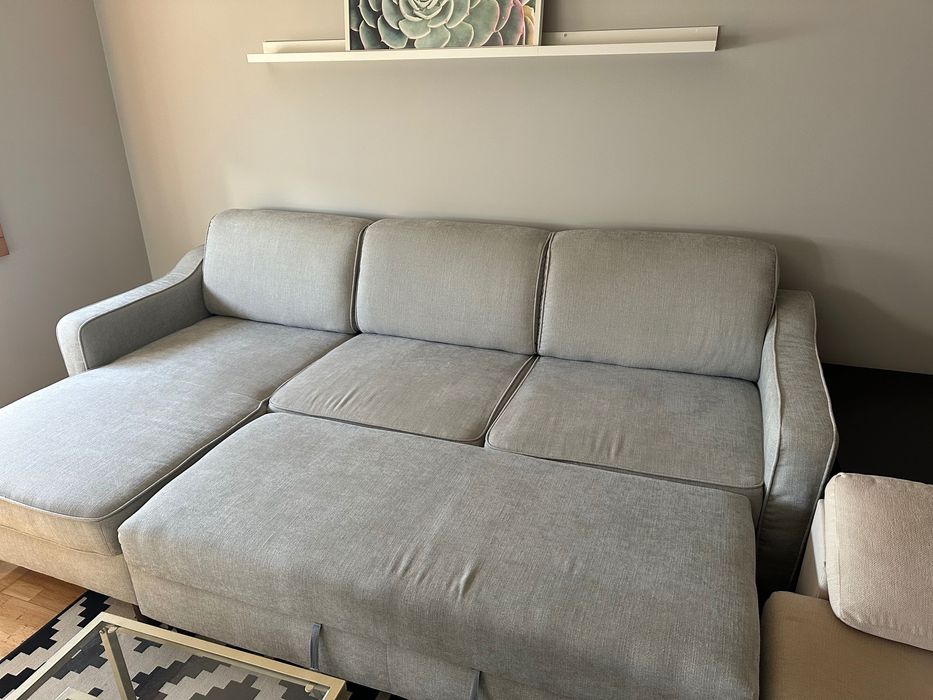 Sofá-Cama Cinza | Sala