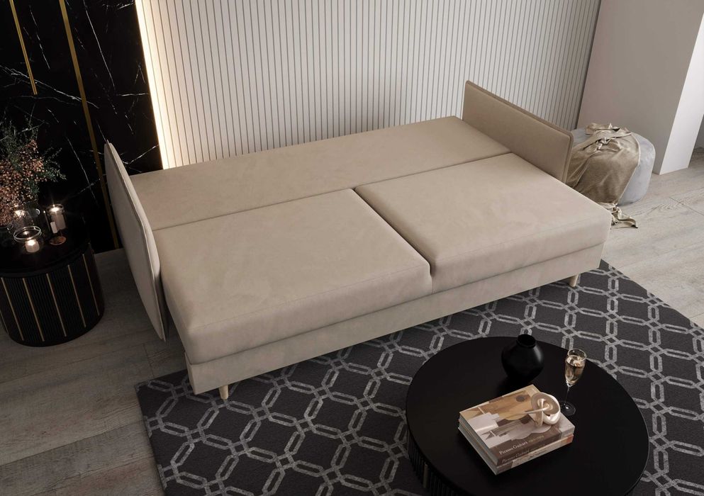 Sofa Kanapa Rozkładana Funkcja Spania Molly Wygodna VeroLux