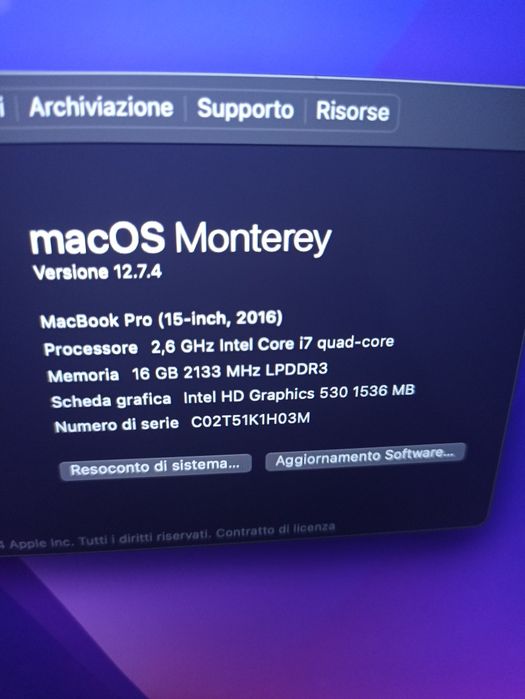 Apple MacBook PRO 15" Touchbar