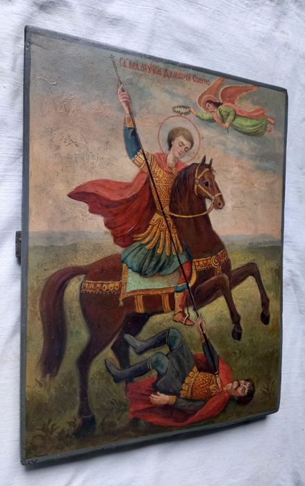 Икона Дмитрий Солунский